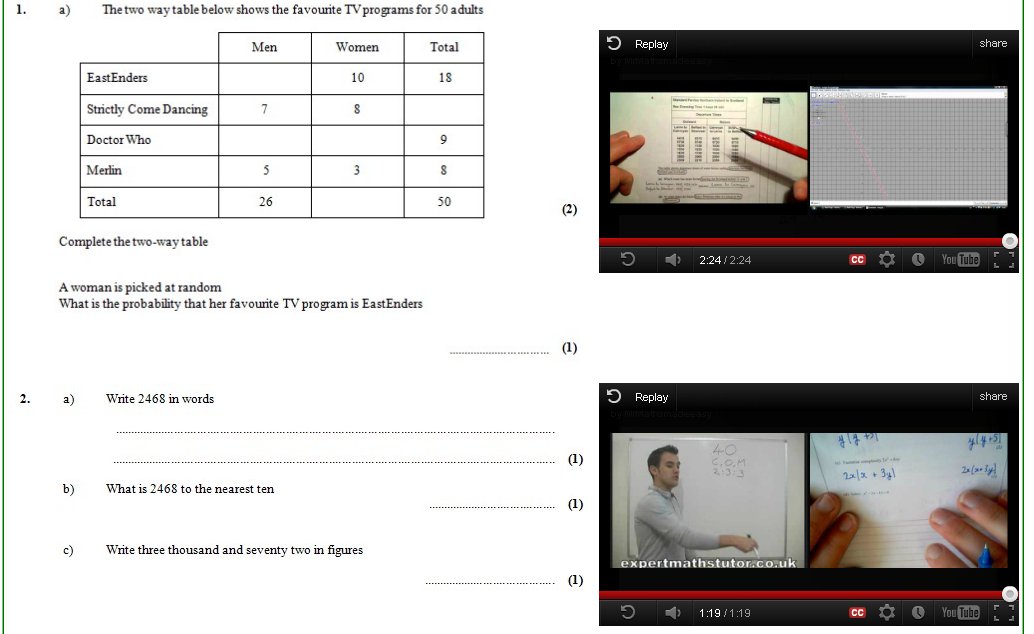 Gcse maths foundation coursework